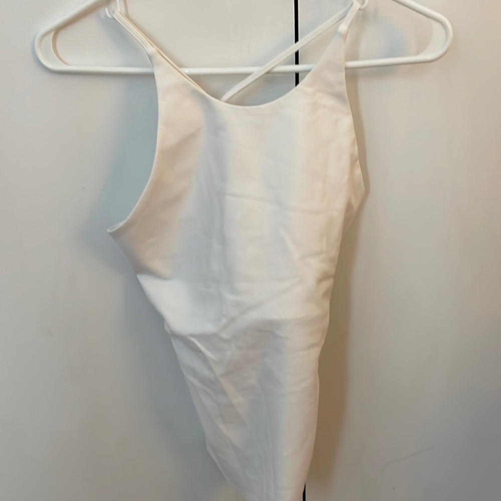 White work out top
